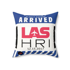REID | Throw Pillow Las Vegas Personalized Travel Keepsake