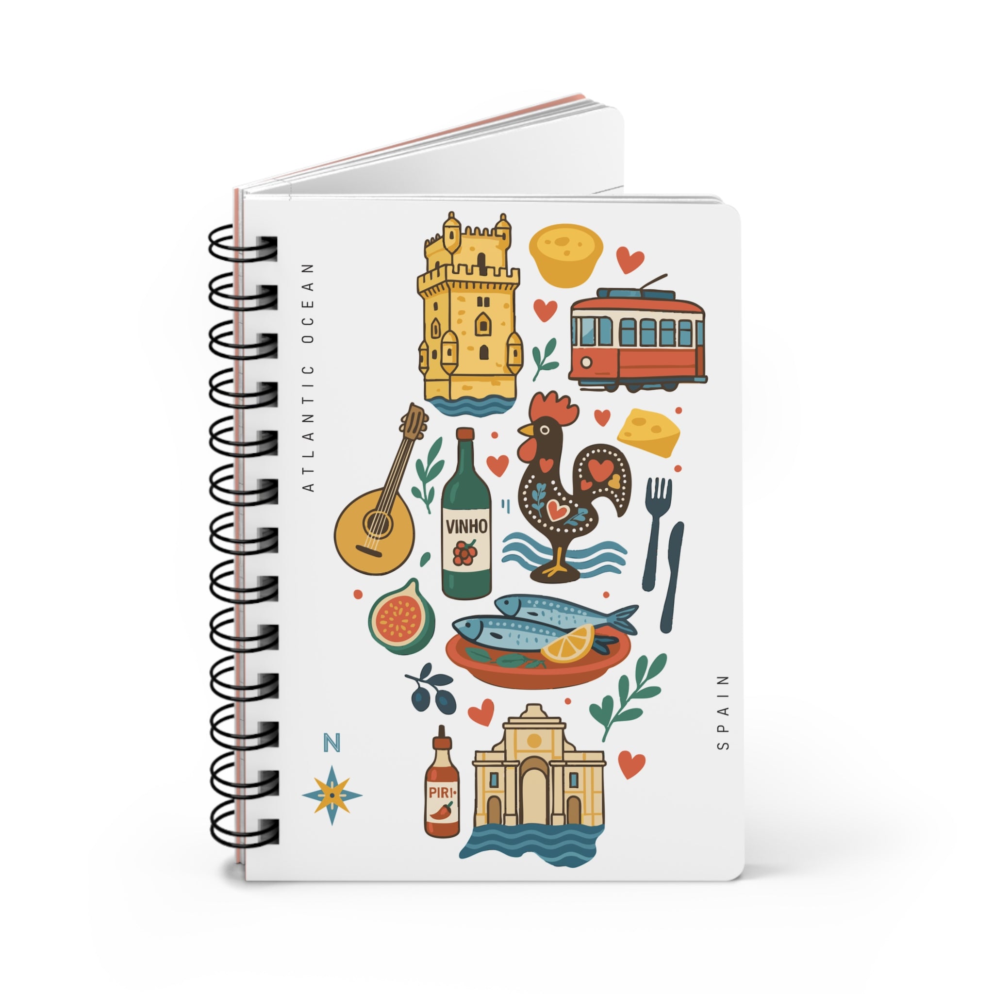 PAXTON l Portugal Travel Spiral Journal