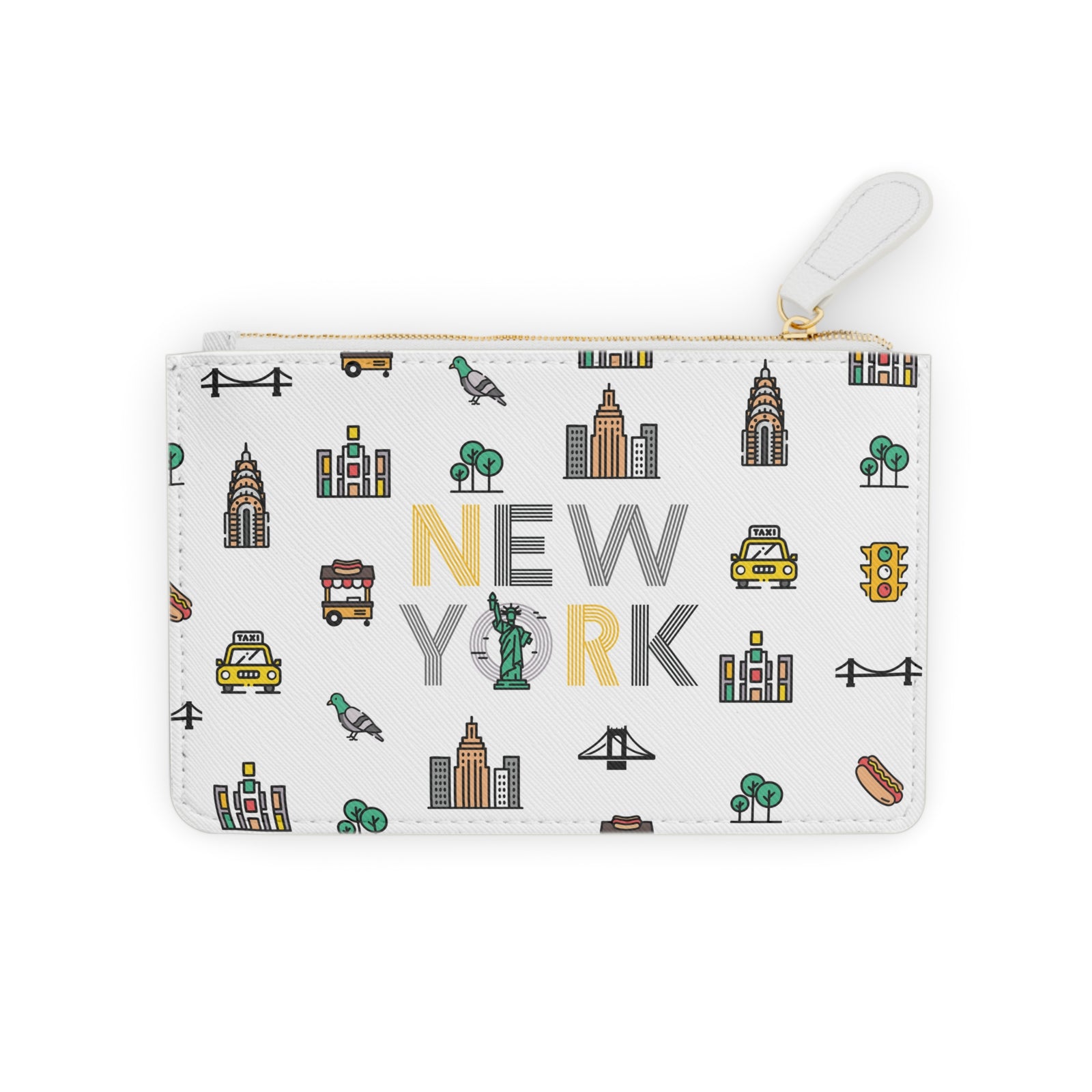 PENELOPE | New York Mini Clutch Bag - Stylish Travel Accessory with Landmark Designs