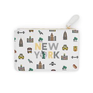 PENELOPE | New York Mini Clutch Bag - Stylish Travel Accessory with Landmark Designs