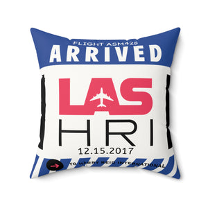 REID | Throw Pillow Las Vegas Personalized Travel Keepsake