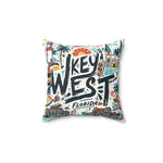 Load image into Gallery viewer, KIA | Key West Florida Faux Suede Pillow
