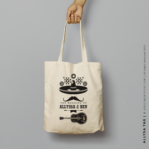 ALLYSSA | Mexican Fiesta Mariachi Canvas Tote