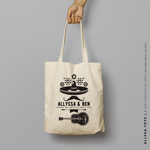 ALLYSSA | Mexican Fiesta Mariachi Canvas Tote