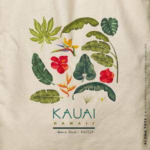 ALONA | Hawaiian Canvas Tote