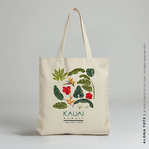 ALONA | Hawaiian Canvas Tote