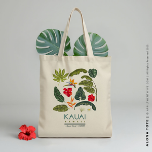 ALONA | Hawaiian Canvas Tote