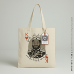 Load image into Gallery viewer, AMIR | Custom Illustrated King of Hearts Tote
