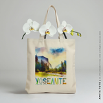 Load image into Gallery viewer, AMITA | Yosemite Watercolor Canvas Tote
