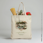 Load image into Gallery viewer, ANGIE | Portofino, Italy Watercolor Canvas Tote
