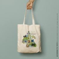 APHRODITE | Kefalonia, Greece Map Tote thumbnail