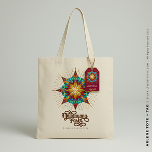 ARLENE | Christmas Canvas Tote