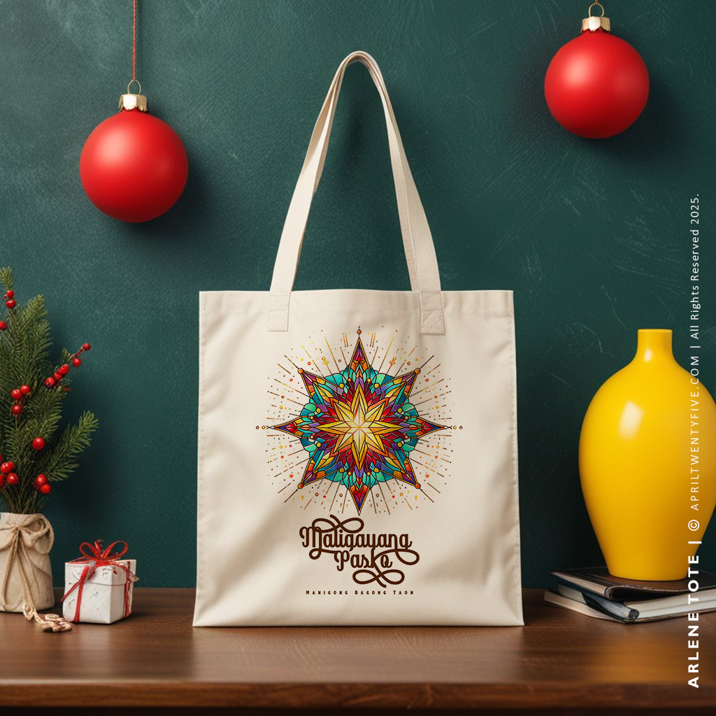 ARLENE | Christmas Canvas Tote