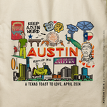 Load image into Gallery viewer, AUSTIN | Austin Texas Canvas Tote
