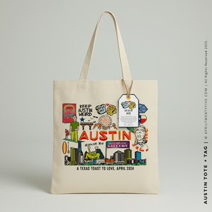 AUSTIN | Austin Texas Canvas Tote