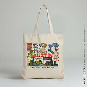 AUSTIN | Austin Texas Canvas Tote