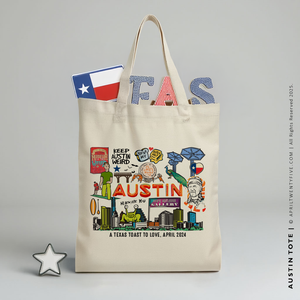AUSTIN | Austin Texas Canvas Tote