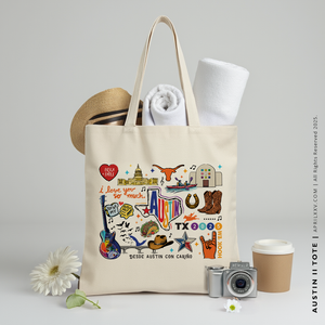 THEA | Austin, Texas Canvas Tote