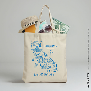 AVERY | California Map Tote