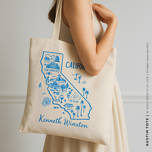 AVERY | California Map Tote