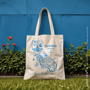 AVERY | California Map Tote