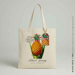 AILEA | Hawaiian Pineapple Canvas Tote