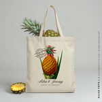 Load image into Gallery viewer, AILEA | Hawaiian Pineapple Canvas Tote

