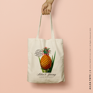 AILEA | Hawaiian Pineapple Canvas Tote