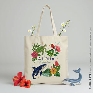 Alina Maui Hawaii Tote | Canvas Tote