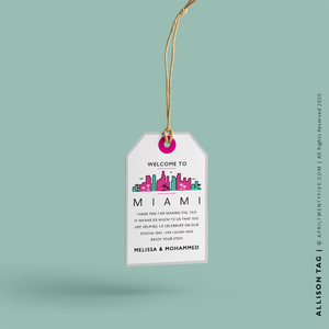 ALLISON | Southbeach Miami Florida Canvas Tote