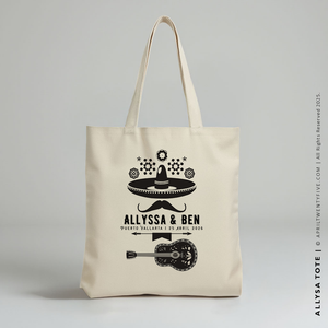 ALLYSSA | Mexican Fiesta Mariachi Canvas Tote