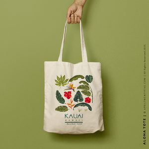 ALONA | Hawaiian Canvas Tote