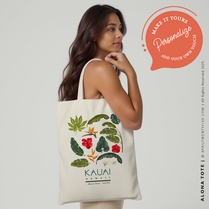 ALONA | Hawaiian Canvas Tote