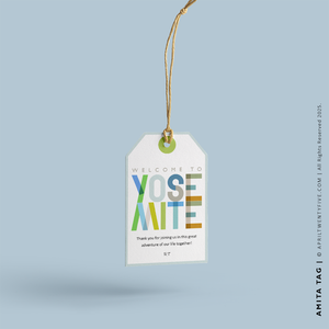 AMITA | Yosemite Watercolor Canvas Tote