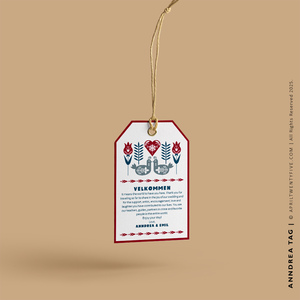 ANNDREA | Norway Illustrated Map Tote