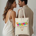 Load image into Gallery viewer, ARIANNAH | Mexican Papel Picado Canvas Tote
