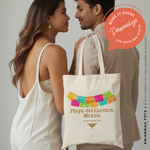 Load image into Gallery viewer, ARIANNAH | Mexican Papel Picado Canvas Tote
