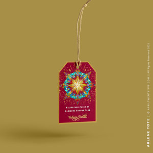 ARLENE | Christmas Canvas Tote