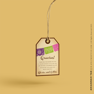 ARIANNAH | Mexican Papel Picado Canvas Tote