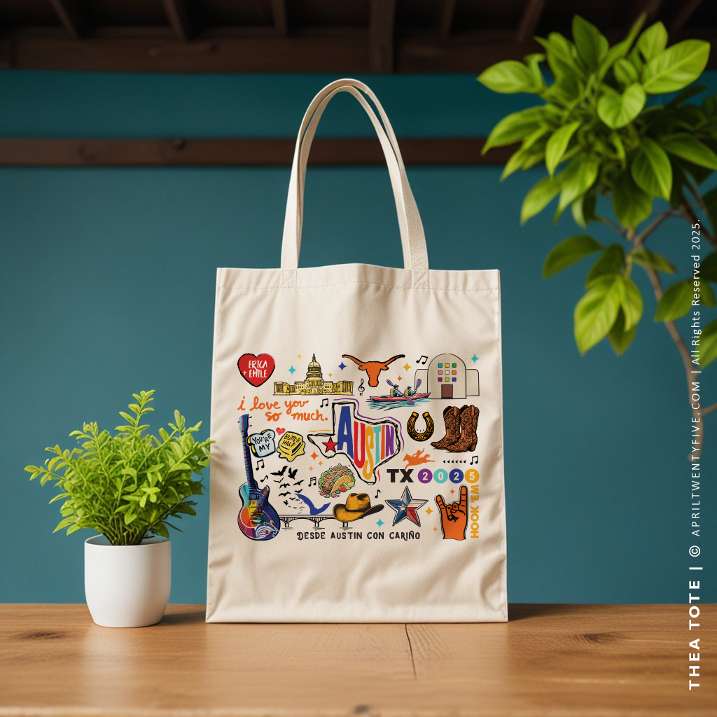 THEA | Austin, Texas Canvas Tote