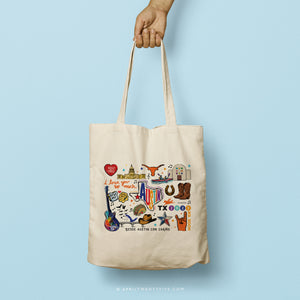 THEA | Austin, Texas Canvas Tote