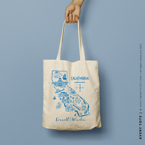 AVERY | California Map Tote