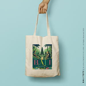 BALI | Bali Indonesia Canvas Tote