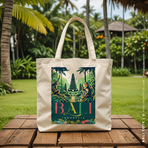 BALI | Bali Indonesia Canvas Tote