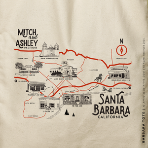 BARBARA | Santa Barbara California Tote