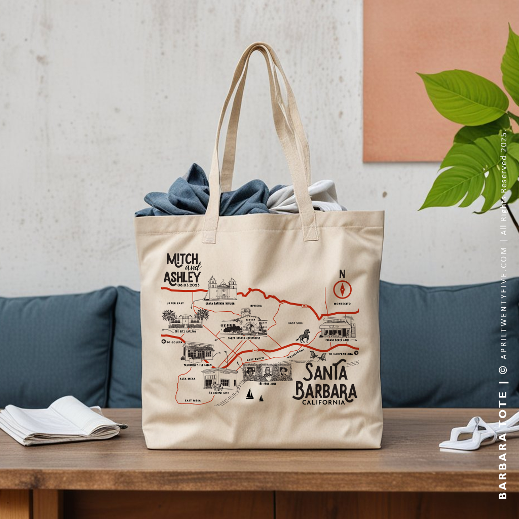 BARBARA | Santa Barbara California Tote