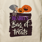 Load image into Gallery viewer, BEATRIX | Personalized Bag of Treats Canvas Tote
