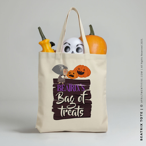 BEATRIX | Personalized Bag of Treats Canvas Tote