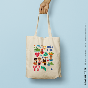 BEATRIZ | Pura Vida, Costa Rica Canvas Tote