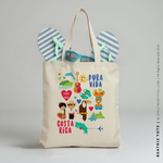 Load image into Gallery viewer, BEATRIZ | Pura Vida, Costa Rica Canvas Tote
